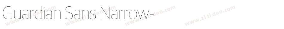 Guardian Sans Narrow字体转换